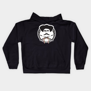 Angry vaper with ribbon Kids Hoodie